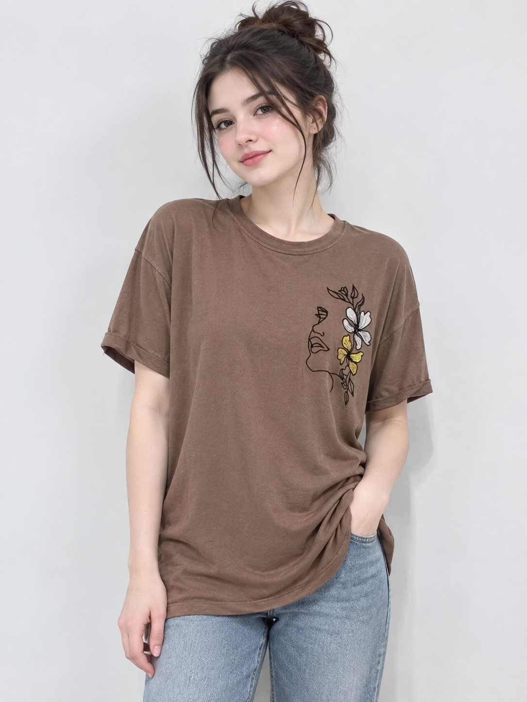 تیشرت گلدوزی